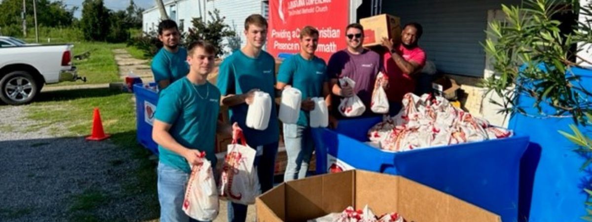 Interns at Dulac Community Center